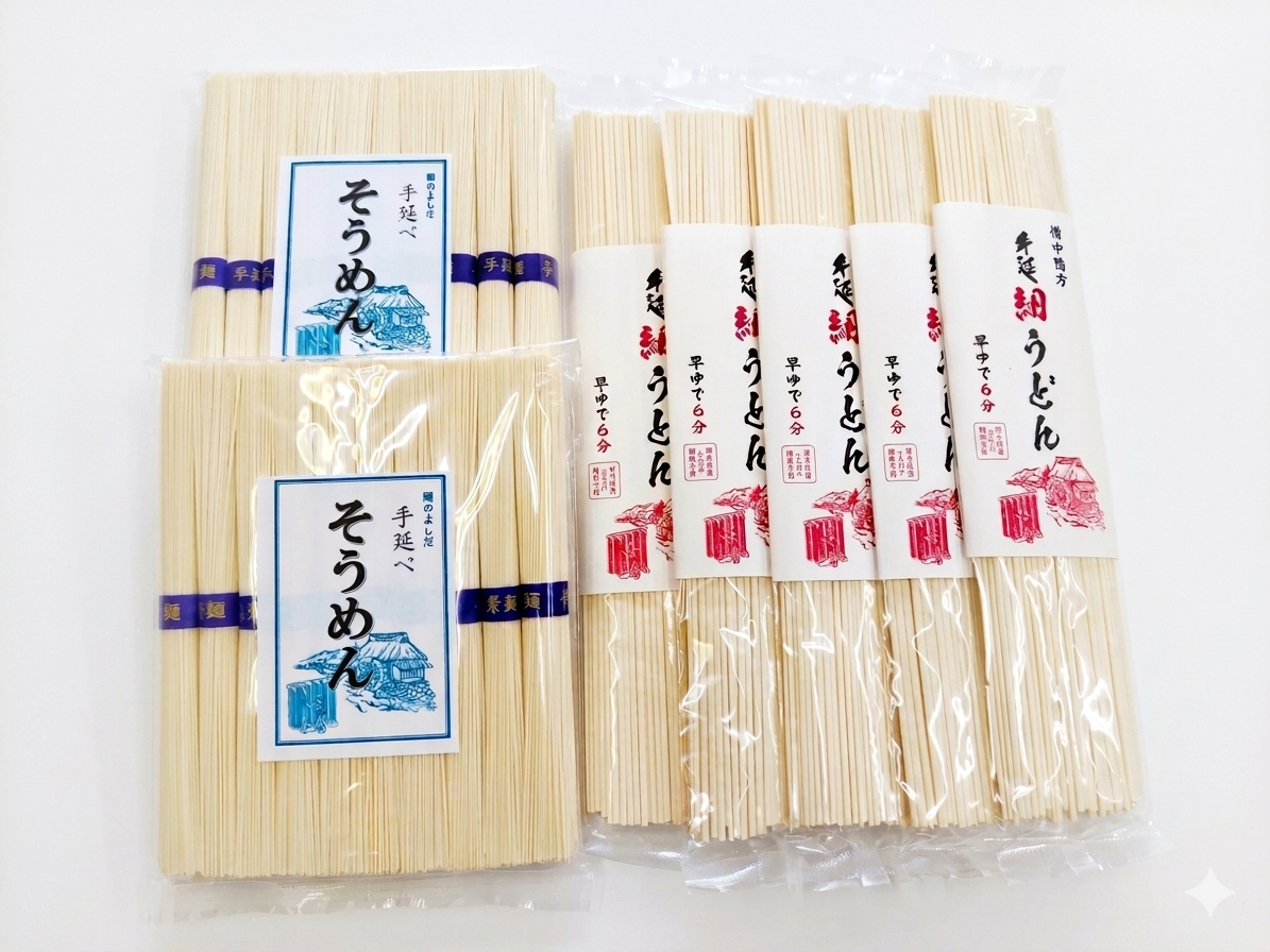 麺三昧 あなたの希望の麺を自由に詰め合わせ - 吉田手延製麺【公式